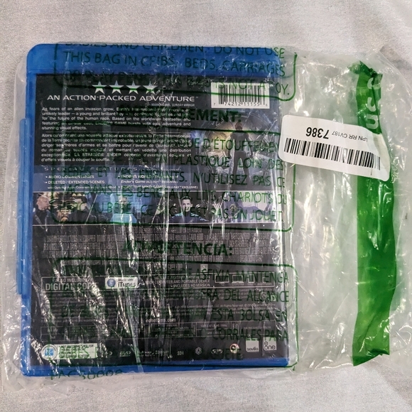 DVD -Ender's Game, Blu-ray DVD. NWT. - Picture 4 of 5
